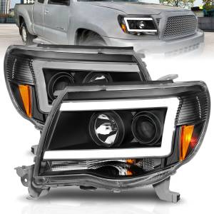 Anzo USA - 111517 | Anzo USA Projector Headlights w/ Light Bar Black (2005-2011 Tacoma) - Image 5