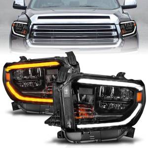 Anzo USA - 111531 | Anzo USA LED Crystal Headlights w/ Switchback Black Housing w/ DRL (2014-2017 Tundra) - Image 6