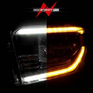 Anzo USA - 111534 | Anzo USA LED Crystal Headlights w/ Switchback Chrome Housing w/ DRL (2014-2021 Tundra) - Image 5