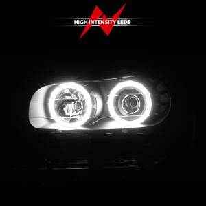 Anzo USA - 111572 | Anzo USA Projector Headlights w/ Halo Black Housing (2002-2009 Trailblazer) - Image 5