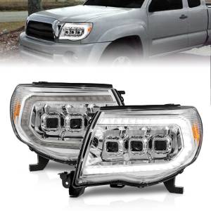 Anzo USA - 111582 | Anzo USA Full Led Projector Headlights w/ Light Bar Switchback Sequential Chrome Housing w/ Initiation Light (2005-2011 Tacoma) - Image 8