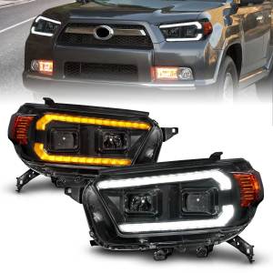 Anzo USA - 111602 | Anzo USA Black Projector Headlights With Switchback LED DRL Plank (2010-2013 4runner) - Image 7