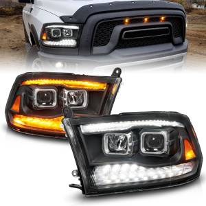 Anzo USA - 111611 | Anzo USA Projector Switchback + sequential Black Amber (2009-2018 Ram 1500 | 2010-2018 Ram 2500, 3500) - Image 7