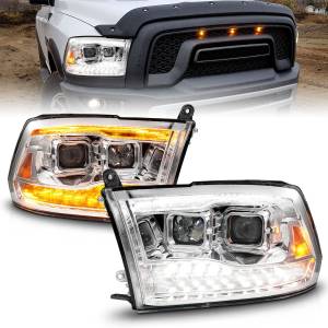 Anzo USA - 111612 | Anzo USA Projector Switchback + sequential Chrome Amber (2009-2018 Ram 1500 | 2010-2018 Ram 2500, 3500) - Image 7