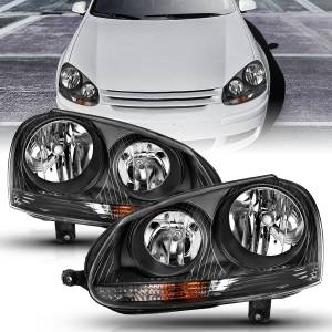 Anzo USA - 121542 | Anzo USA Crystal Headlight Black (2005-2010 Jetta | 2006-2009 GTI, Rabbit) - Image 5