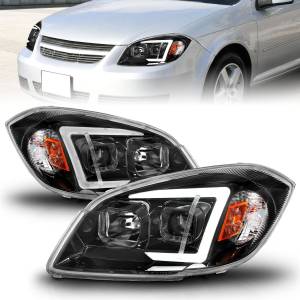 Anzo USA - 121573 | Anzo USA Square Projector Led Bar Black Headlights (2005-2010 Cobalt) - Image 6