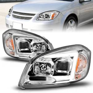 Anzo USA - 121576 | Anzo USA Square Projector Led Bar ChromeHeadlights (2005-2010 Cobalt) - Image 6