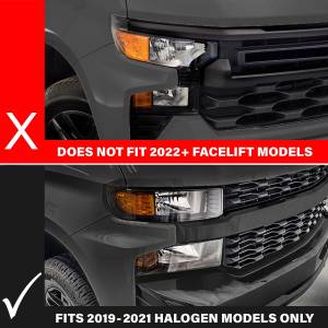 Anzo USA - 111566 | Anzo USA Full Led Projector Headlights w/ Light Bar Switchback Sequential Black Housing w/ Initiation Light (2019-2021 Silverado 1500) - Image 5