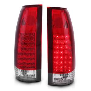 311004 | Anzo USA LED Taillights Red Clear G2 (1988-1998 C/K1500, 2500 | 1988-2000 C/K3500 | 1992-1999 Suburban, Tahoe, Yukon)