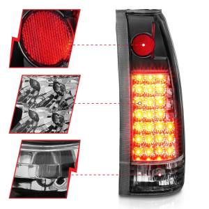 Anzo USA - 311006 | Anzo USA LED Taillights Black G2 (1988-1998 C/K1500, 2500 | 1988-2000 C/K3500 | 1992-1999 Suburban, Tahoe, Yukon) - Image 2