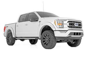 Rough Country - F-F320210 | Rough Country SF1 Fender Flares For Ford F-150 2WD/4WD | 2021-2023 | Flat Black - Image 9
