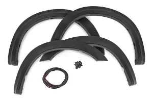 S-D10917 | Rough Country Sport Fender Flare For Ram 2500 / 3500 (2019-2024) | Flat Black