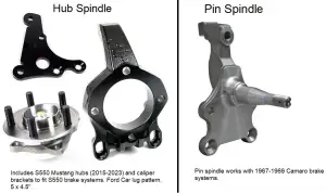 Ridetech - RT12090296 | RideTech Air Suspension System with hub spindles (1964-1966 Mustang | Hub Spindle) - Image 3