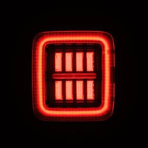 AlphaREX - 602010 | AlphaRex NOVA-Series Prismatic LED Tail Lights For Jeep Wrangler JL (2018-2024) | Alpha-Black - Image 6