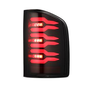AlphaREX - 620000 | AlphaRex LUXX-Series LED Tail Lights For Chevy Silverado (2007-2013) | Black-Red - Image 2