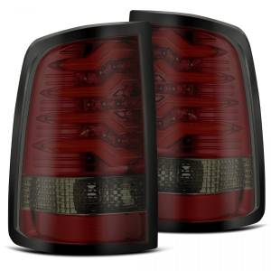 640020 | AlphaRex PRO-Series LED Tail Lights For Ram 1500/2500/3500 (2009-2020) | Red Smoke