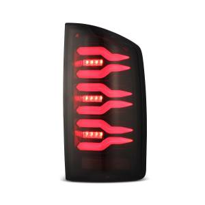 AlphaREX - 641030 | AlphaRex LUXX-Series LED Tail Lights For Dodge Ram 1500 (2002-2006) / 2500/3500 (2003-2006) | Black Red - Image 2