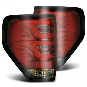 650020 | AlphaRex PRO-Series LED Tail Lights For Ford F-150 (2009-2014) | Red Smoke
