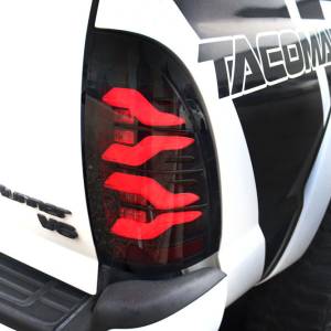 AlphaREX - 680060 | AlphaRex LUXX-Series LED Tail Lights For Toyota Tacoma (2005-2015) | Black - Image 13