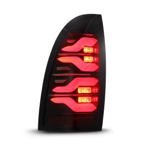 AlphaREX - 680070 | AlphaRex LUXX-Series LED Tail Lights For Toyota Tacoma (2005-2015) | Black-Red - Image 3