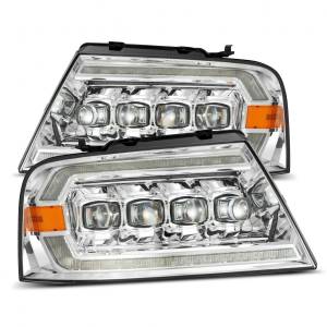 880129 | AlphaRex NOVA-Series LED Projector Headlights For Ford F150 (2004-2008) / Lincoln Mark LT (2006-2008) | Chrome