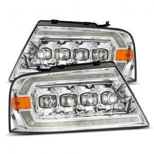 AlphaREX - 880129 | AlphaRex NOVA-Series LED Projector Headlights For Ford F150 (2004-2008) / Lincoln Mark LT (2006-2008) | Chrome - Image 1