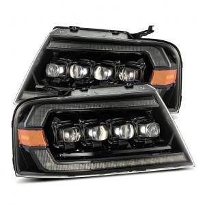 880130 | AlphaRex NOVA-Series LED Projector Headlights For Ford F150 (2004-2008) / Lincoln Mark LT (2006-2008) | Alpha-Black