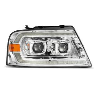 AlphaREX - 880132 | AlphaRex LUXX-Series LED Projector Headlights For Ford F150 (2004-2008) / Lincoln Mark LT (2004-2008) | Chrome - Image 2