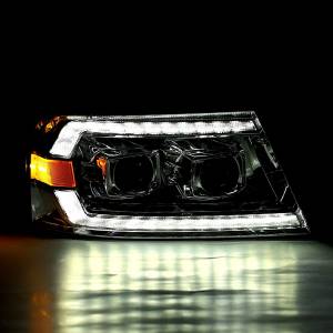 AlphaREX - 880135 | AlphaRex PRO-Series Halogen Projector Headlights For Ford F150 (2004-2008) / Lincoln Mark LT (2006-2008) | Chrome - Image 5