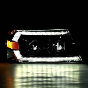 AlphaREX - 880136 | AlphaRex PRO-Series Halogen Projector Headlights For Ford F150 (2004-2008) / Lincoln Mark LT (2006-2008) | Alpha-Black - Image 5