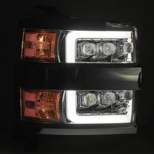 AlphaREX - 880229 | AlphaRex MK II NOVA-Series LED Projector Headlights For Chevrolet Silverado 2500 HD / 3500 HD (2015-2019) | Jet Black - Image 3