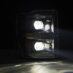AlphaREX - 880312 | AlphaRex LUXX-Series LED Projector Headlights Ford F-250, F-350, F-450, F-550 Super Duty / Excursion (2008-2010) | Black - Image 6
