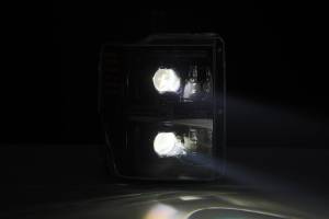 AlphaREX - 880313 | AlphaRex LUXX-Series LED Projector Headlights Ford F-250, F-350, F-450, F-550 Super Duty / Excursion (2008-2010) | Alpha-Black - Image 10