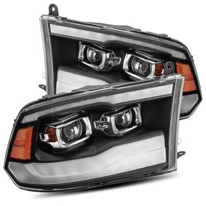 880539 | AlphaRex LUXX-Series LED Projector Headlights For Ram 1500 / 2500 / 3500 (2009-2018) | Black