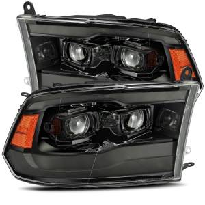 880540 | AlphaRex LUXX-Series LED Projector Headlights For Ram 1500 / 2500 / 3500 (2009-2018) | Alpha-Black