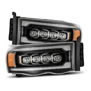 880564 | AlphaRex NOVA-Series LED Projector Headlights Dodge Ram 1500 / 2500 / 3500 (2002-2005) | Black