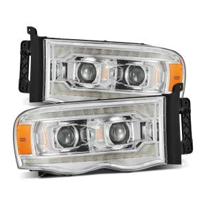 880568 | AlphaRex LUXX-Series LED Projector Headlights Dodge Ram 1500 / 2500 / 3500 (2002-2005) | Chrome