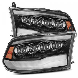 880590 | AlphaRex NOVA-Series LED Projector Headlights Ram 1500 / 2500 / 3500 Truck (2009-2018) | Jet Black