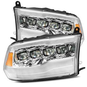 880591 | AlphaRex NOVA-Series LED Projector Headlights Ram 1500 / 2500 / 3500 Truck (2009-2018) | Chrome