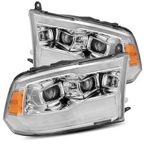 880598 | AlphaRex MK II PRO-Series Halogen Projector Headlights For Ram 1500 / 2500 / 3500 Truck (2009-2018) | Chrome