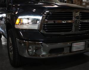 AlphaREX - 880598 | AlphaRex MK II PRO-Series Halogen Projector Headlights For Ram 1500 / 2500 / 3500 Truck (2009-2018) | Chrome - Image 6