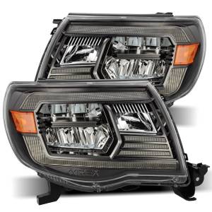 AlphaREX - 880733 | AlphaRex LUXX-Series LED Crystal Headlights For Toyota Tacoma (2005-2011) | Alpha-Black - Image 1