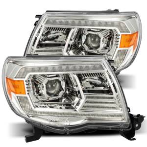 880740 | AlphaRex LUXX-Series LED Projector Headlights For Toyota Tacoma (2005-2011) | Chrome