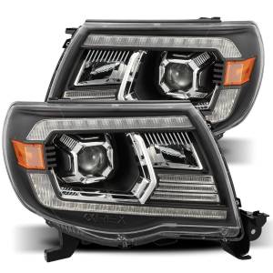 880741 | AlphaRex LUXX-Series LED Projector Headlights For Toyota Tacoma (2005-2011) | Black
