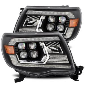 880742 | AlphaRex NOVA-Series LED Projector Headlights For Toyota Tacoma (2005-2011) | Black