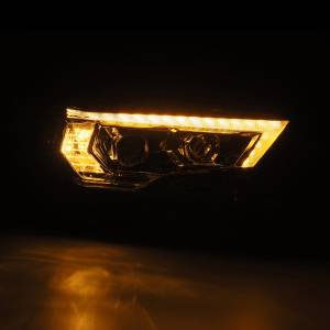 AlphaREX - 880812 | AlphaRex MK II LUXX-Series LED Projector Headlights For Toyota 4Runner (2014-2023) | DRL (White/Amber) | Chrome - Image 4