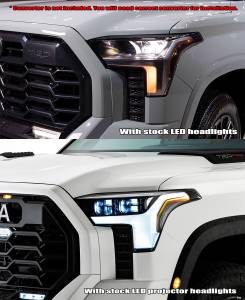 AlphaREX - 880861 | AlphaRex NOVA-Series LED Projector Headlights For Toyota Tundra/Sequoia (2022-2024) | White DRL | Alpha-Black - Image 16