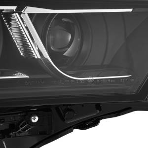 AlphaREX - 880874 | AlphaRex LUXX-Series LED Projector Headlights For Toyota Tundra/Sequoia (2022-2024) | Amber DRL | Black - Image 9
