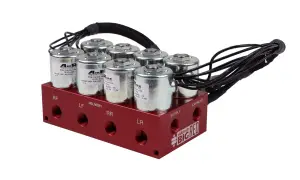 Ridetech - RT30534700 | RideTech RidePro E5 Air Ride Suspension Control System | 5 Gallon Dual Compressor-HIGH FLOW Big Red 3/8? Valves - Image 5