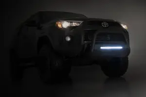 Rough Country - B-T4081 | Rough Country Bull Bar With 20 Inch LED Light Bar For Toyota 4Runner | 2010-2023 | Black - Image 4